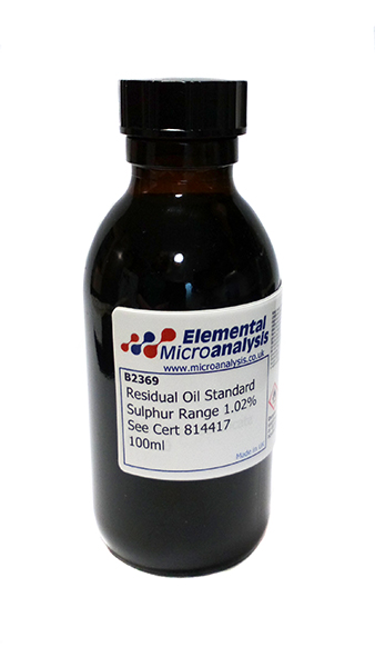 Residual-Oil-Standard-Sulphur-Range-1.02------See-Cert-814417------100ml

Petroleum-Distillates-N.O.S-3-UN1268